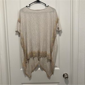 J.Jill Asymmetrical Boho Blouse